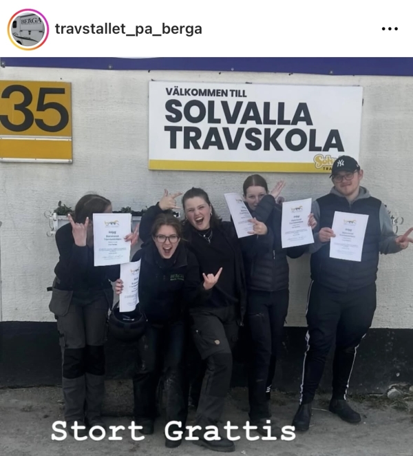 Diplomerade Travhästskötare!